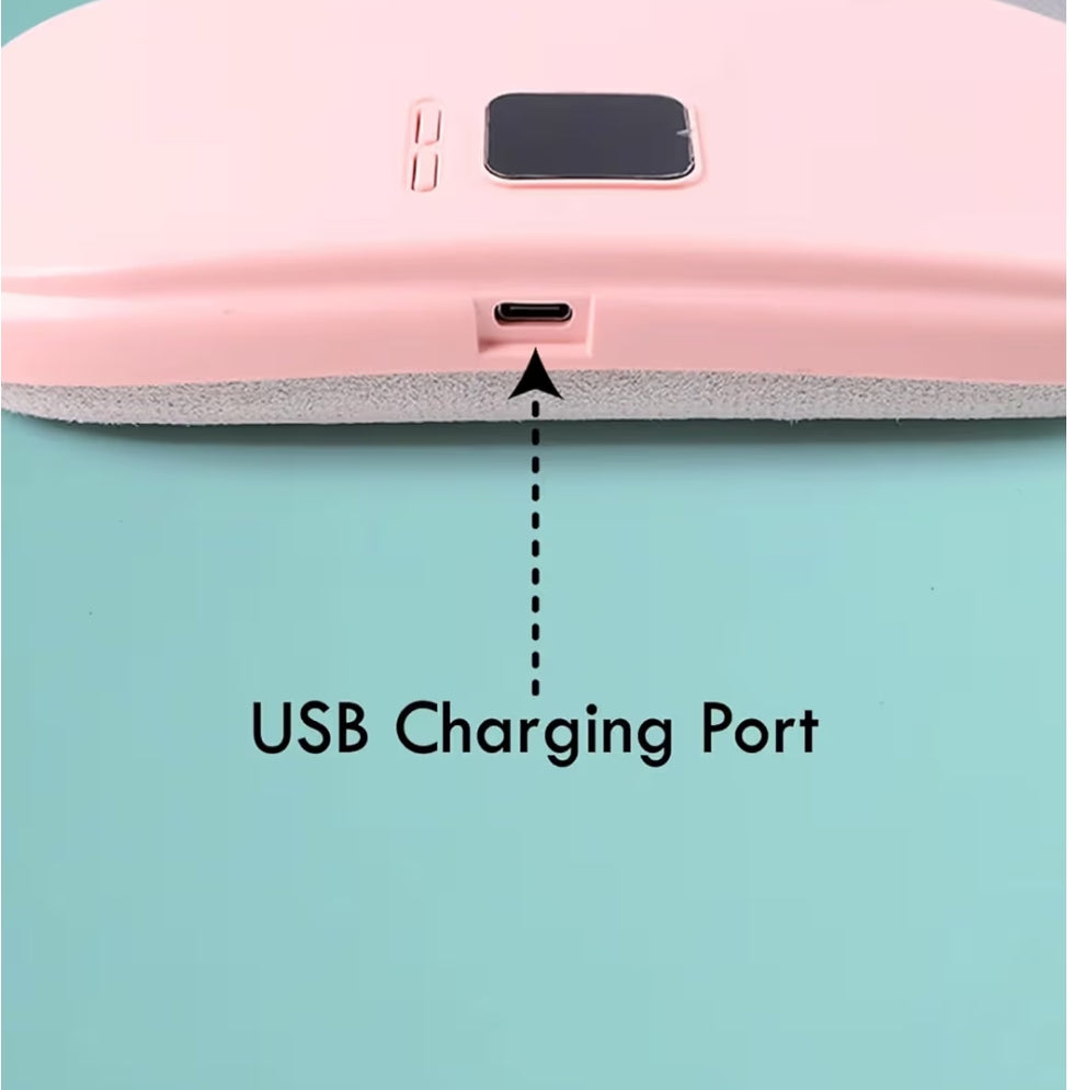 Electric Cramp Relief Belt for Women | Rechargeable Period Heating & Massage Device | Portable Menstrual Comfort Pad